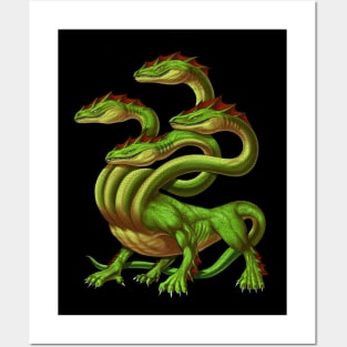 Greek Mythology Creature Hydra Posters and Art